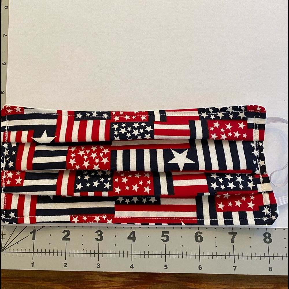 Stars and Stripes fun! 100% cotton mask